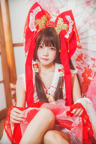 [桜桃喵写真] 2017.09.14 高清大图 灵梦／新年快乐