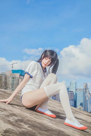 [桜桃喵写真] 2017.09.26 高清大图 桜桃未熟-体操服 - 封面图