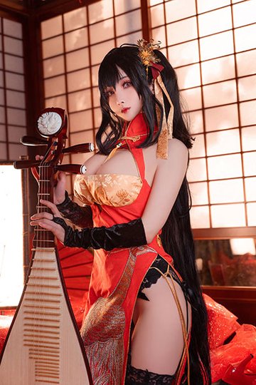 [Rioko凉凉子] 2020.01.19 大凤旗袍 - 封面图