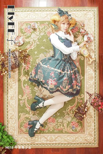 [ElyEE子] N015 午茶角少女 - 封面图