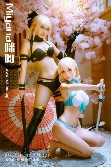 [Miyana咪呀] NO.01 沖田総司 水着 - 封面图