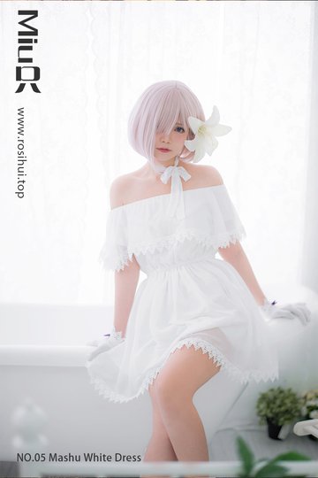 [Miu只] NO.05 Mashu White Dress - 封面图