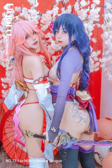 [Byoru] NO.35 Yae Miko x Raiden Shogun - 封面图
