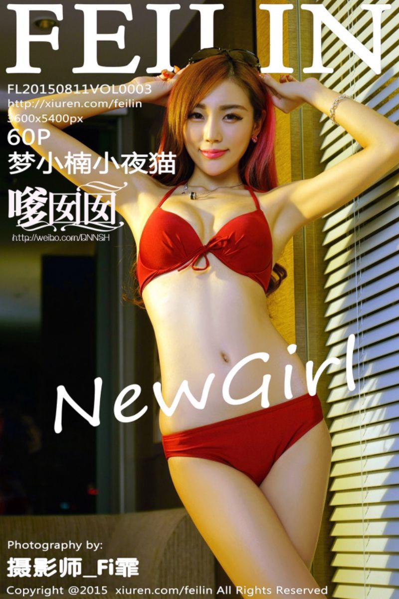 [FEILIN嗲囡囡] 2015.08.11 Vol.003 梦小楠小夜猫写真套图