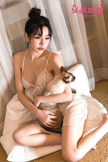 [头条女神] 2017.10.11 No.353 少女与猫 baby - 封面图