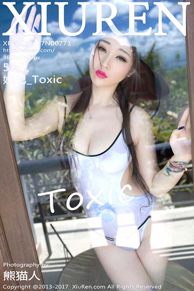 [XiuRen秀人网] 2017.06.17 No.771 妲己红色镂空比基尼写真