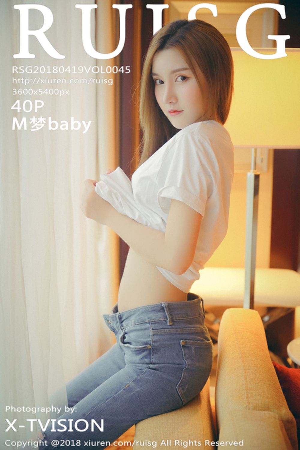 [瑞丝馆RUISG] 2018.04.19 Vol.045 M梦baby柔情私房写真