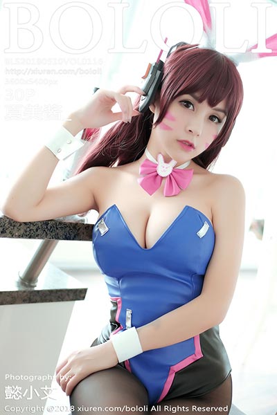 [BoLoLi波萝社] 2018.05.10 Vol.116 夏美酱的兔女郎黑丝DVAcos系列写真