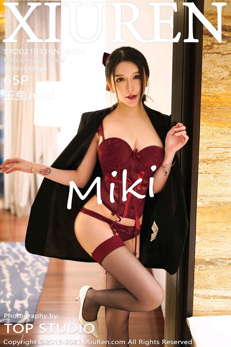 [XiuRen秀人网] 2021.03.16 No.3204 玉兔miki 红色情趣内衣主题