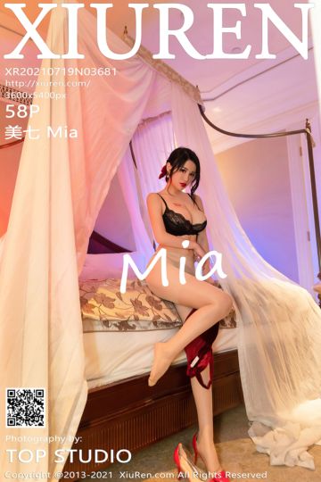 [XiuRen秀人网] 2021.07.19 No.3681 美七 Mia 红色紧身衣主题系列 - 封面图