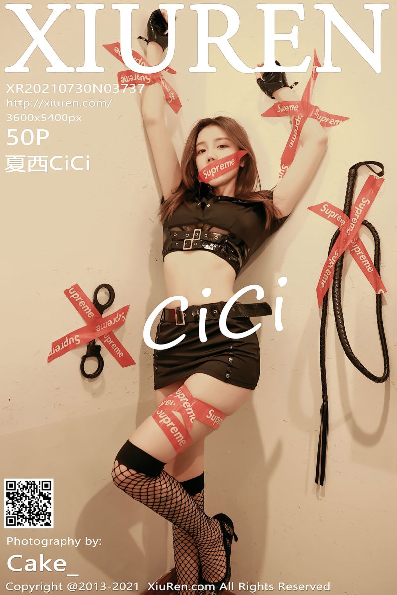[XiuRen秀人网] 2021.07.30 No.3737 夏西cici 女警制服写真