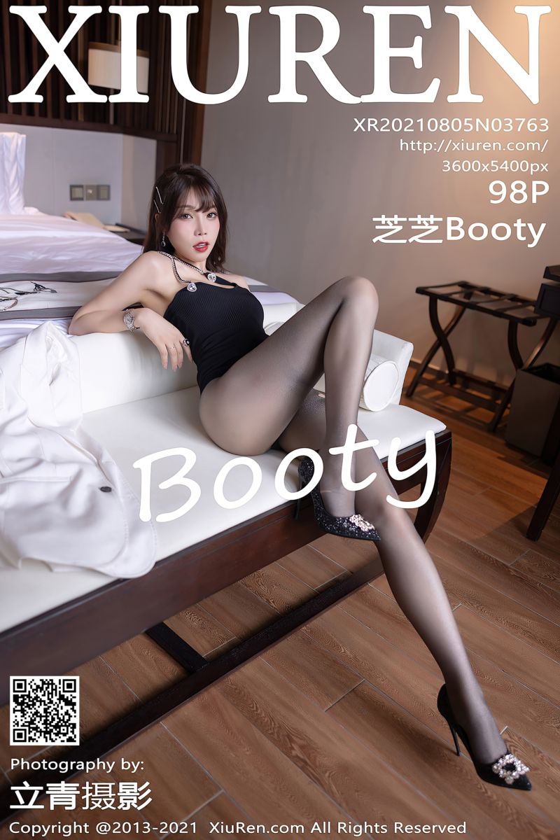 [XiuRen秀人网] 2021.08.05 No.3763 芝芝Booty 典雅吊裙与独特发光黑丝