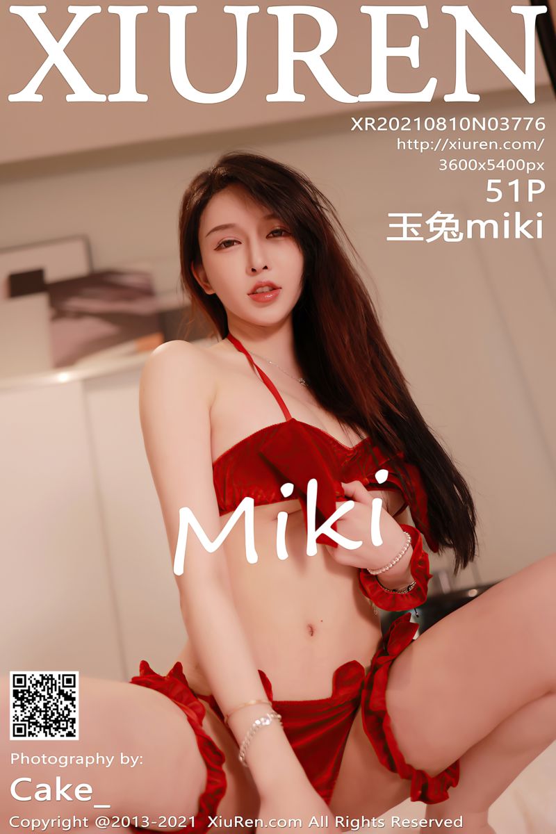 [XiuRen秀人网] 2021.08.10 No.3776 玉兔miki 猩红兔耳装服饰 - 封面图