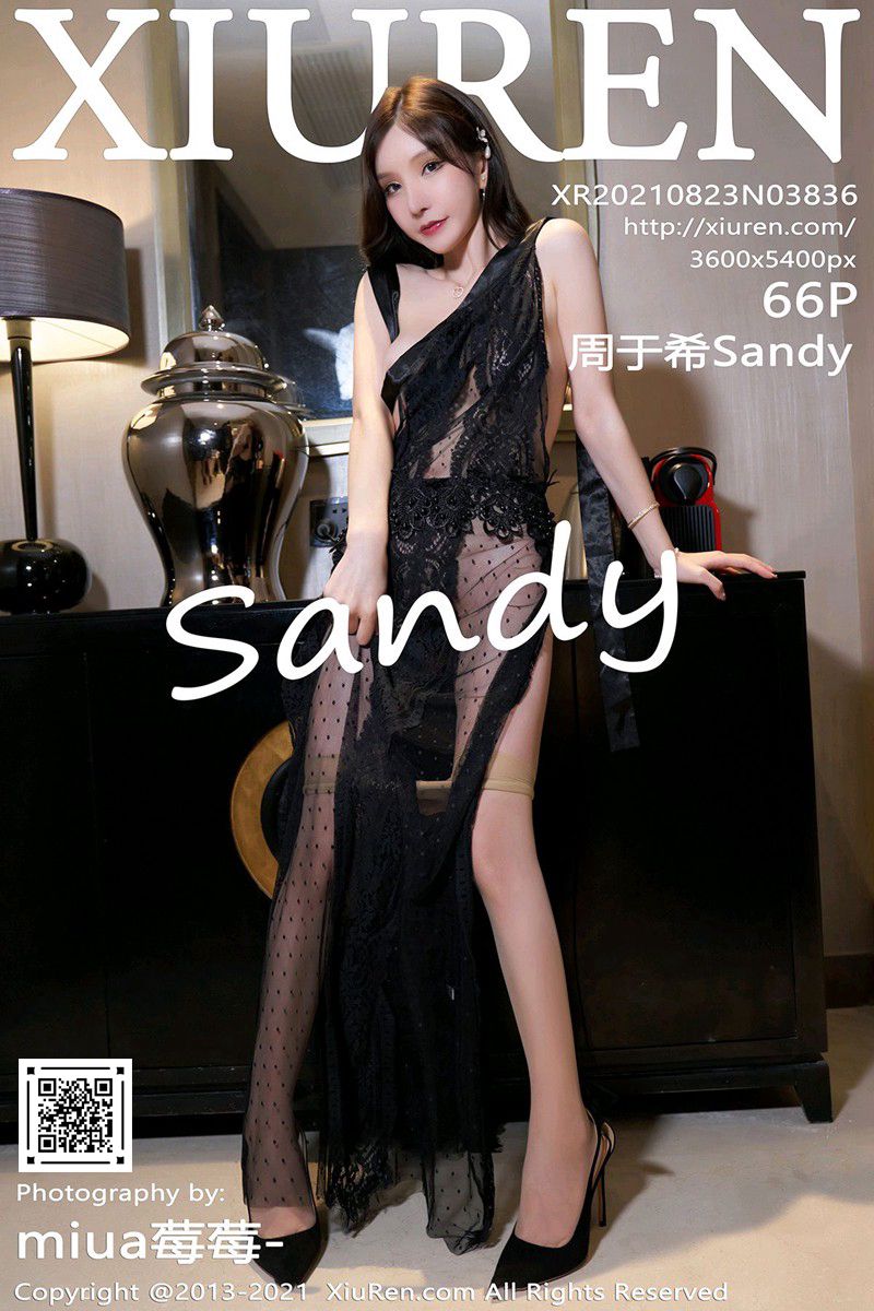 [XiuRen秀人网] 2021.08.23 No.3836 周于希Sandy 魅惑黑色镂空服饰