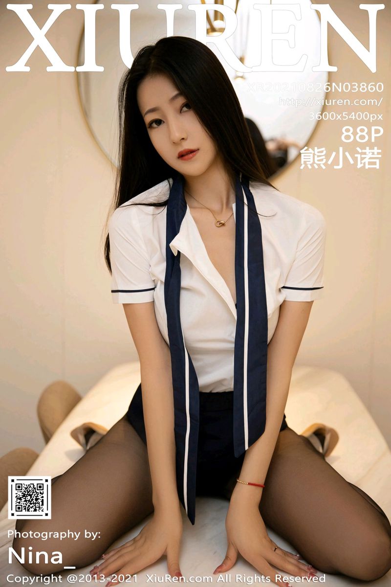 [XiuRen秀人网] 2021.08.26 No.3860 熊小诺 白衬衫短裙黑丝制服OL