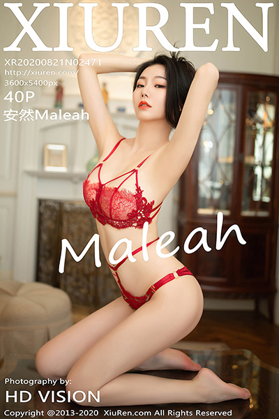 [XiuRen秀人网] 2020.08.21 No.2471 安然Maleah 红色内衣主题系列