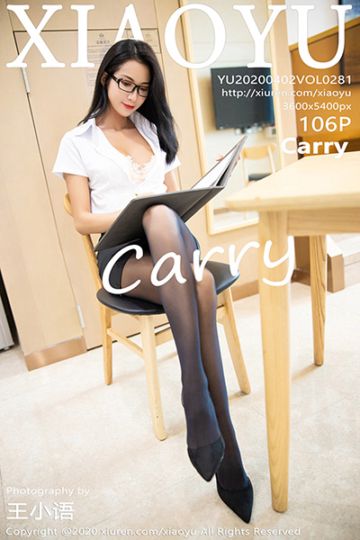 [XIAOYU语画界] 2020.04.02 Vol.281 Carry 秘书OL写真 - 封面图