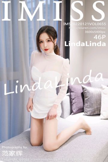 [IMiss爱蜜社] 2022.01.21 Vol.655 indaLinda 白色蕾丝连衣短裙 - 封面图