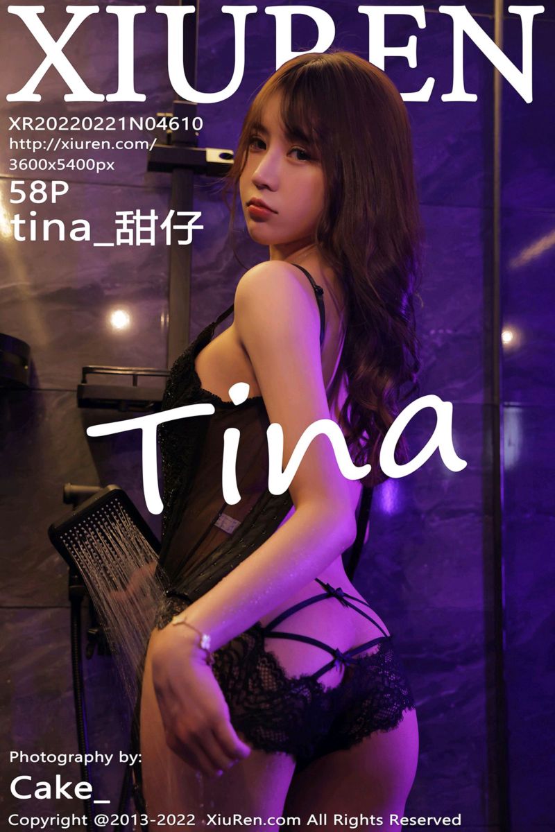 [XiuRen秀人网] 2022.02.21 No.4610 tina_甜仔 黑色轻透服饰
