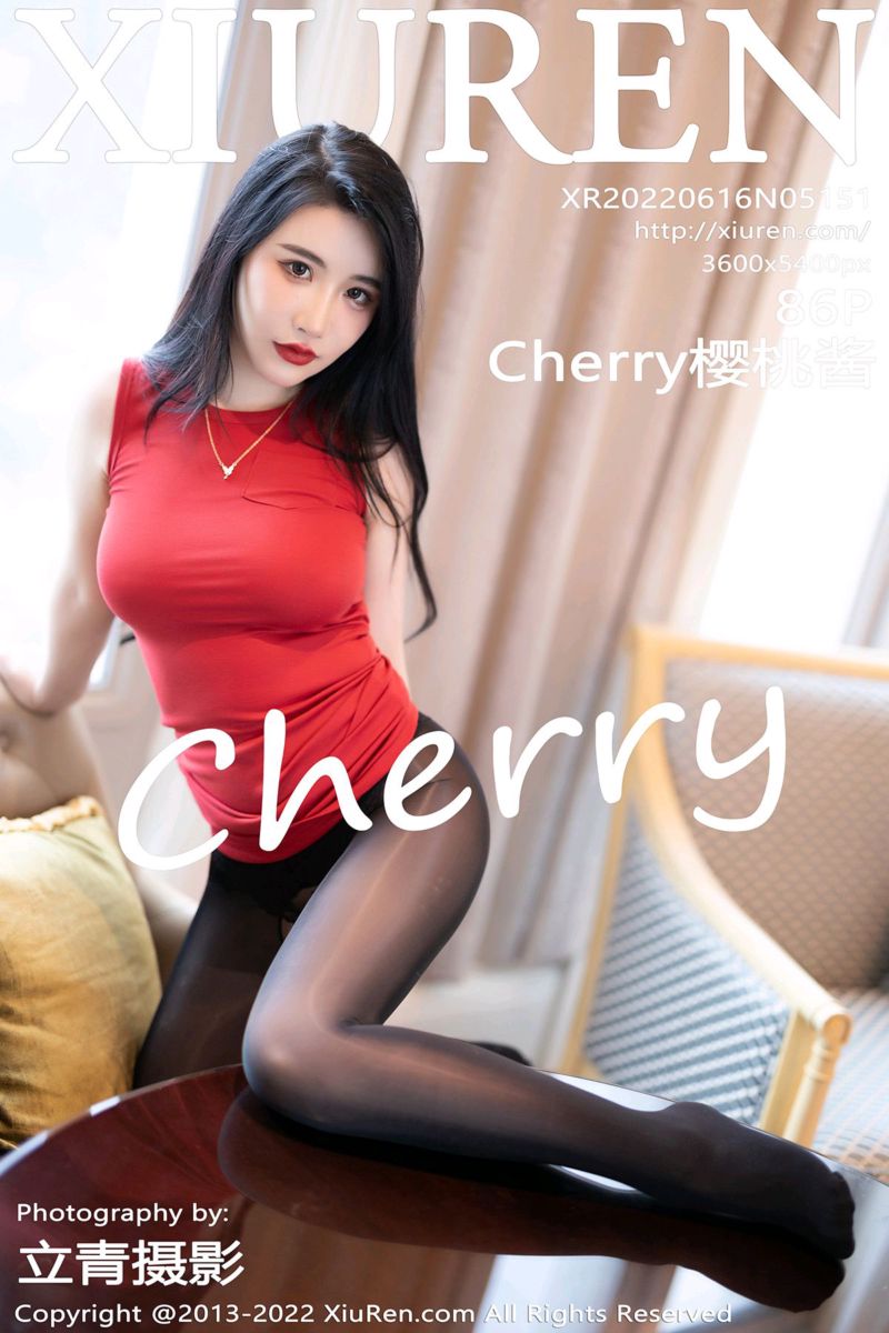 [XiuRen秀人网] 2022.06.16 No.5151 Cherry绯月樱 厦门旅拍-红色收身连衣裙