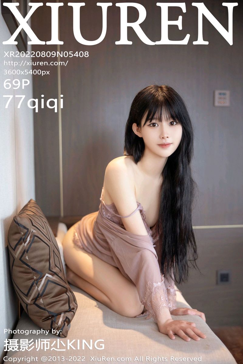 [XiuRen秀人网] 2022.08.09 No.5408 77qiqi 淡紫色睡衣袜