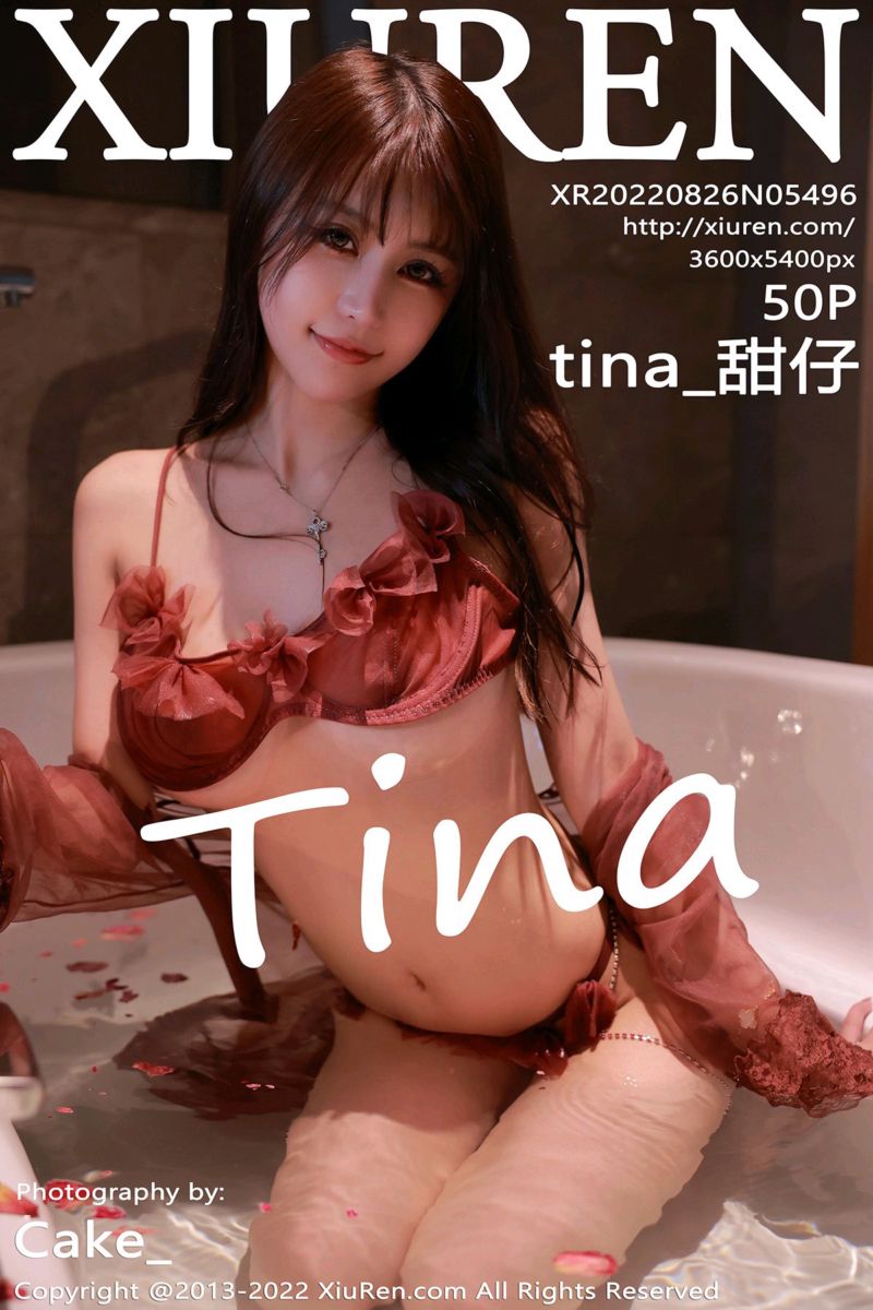 [XiuRen秀人网] 2022.08.26 No.5496 tina_甜仔 香格里拉旅拍-红色轻透网纱外衣