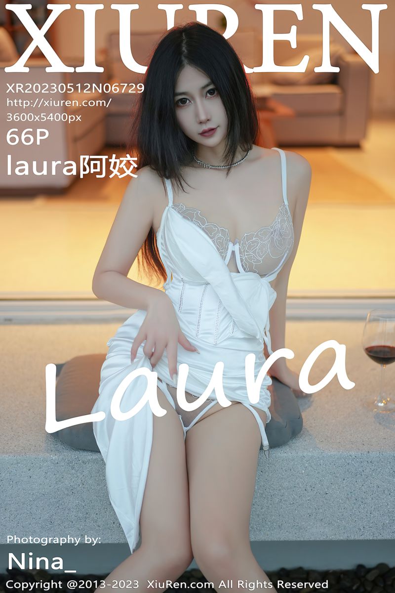 [XiuRen秀人网] 2023.05.12 No.6729 laura阿姣 白色吊带长裙