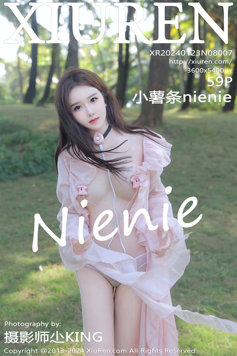[XiuRen秀人网] 2024.01.23 No.8007 小薯条nienie 粉色长裙