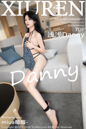 [XiuRen秀人网] 2024.01.24 No.8011 浅浅Danny 黑色情趣服饰 - 封面图