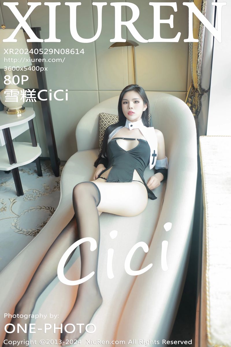 [XiuRen秀人网] 2024.05.29 No.8614 雪糕CiCi 修女服饰搭配魅惑黑丝