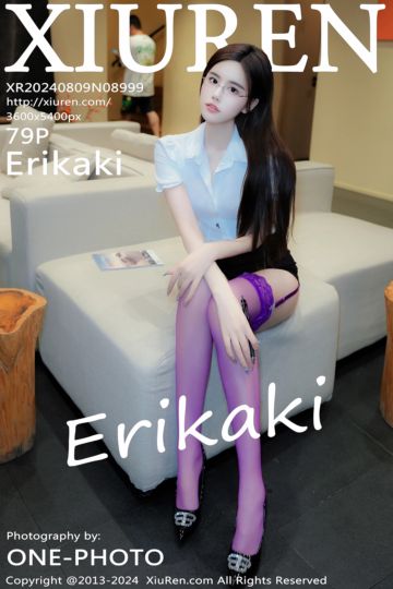 [XiuRen秀人网] 2024.08.09 No.8999 Erikaki 白色T恤 - 封面图