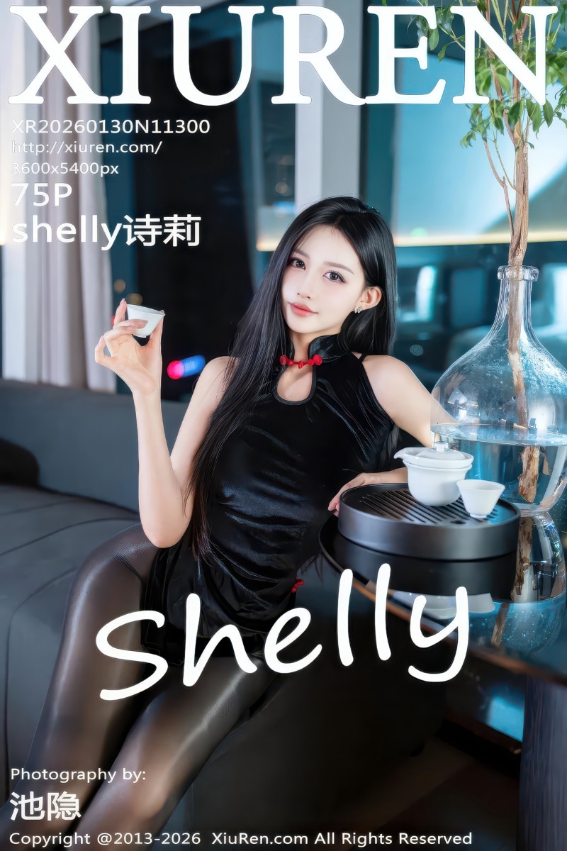 [XiuRen秀人网] 2026.01.30 No.11300 shelly诗莉 黑色情趣内衣